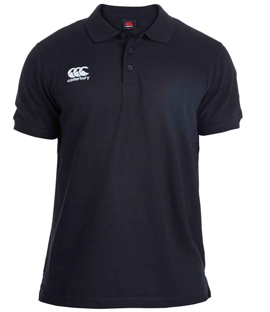 Canterbury Waimak Piqué Polo Shirt in Black