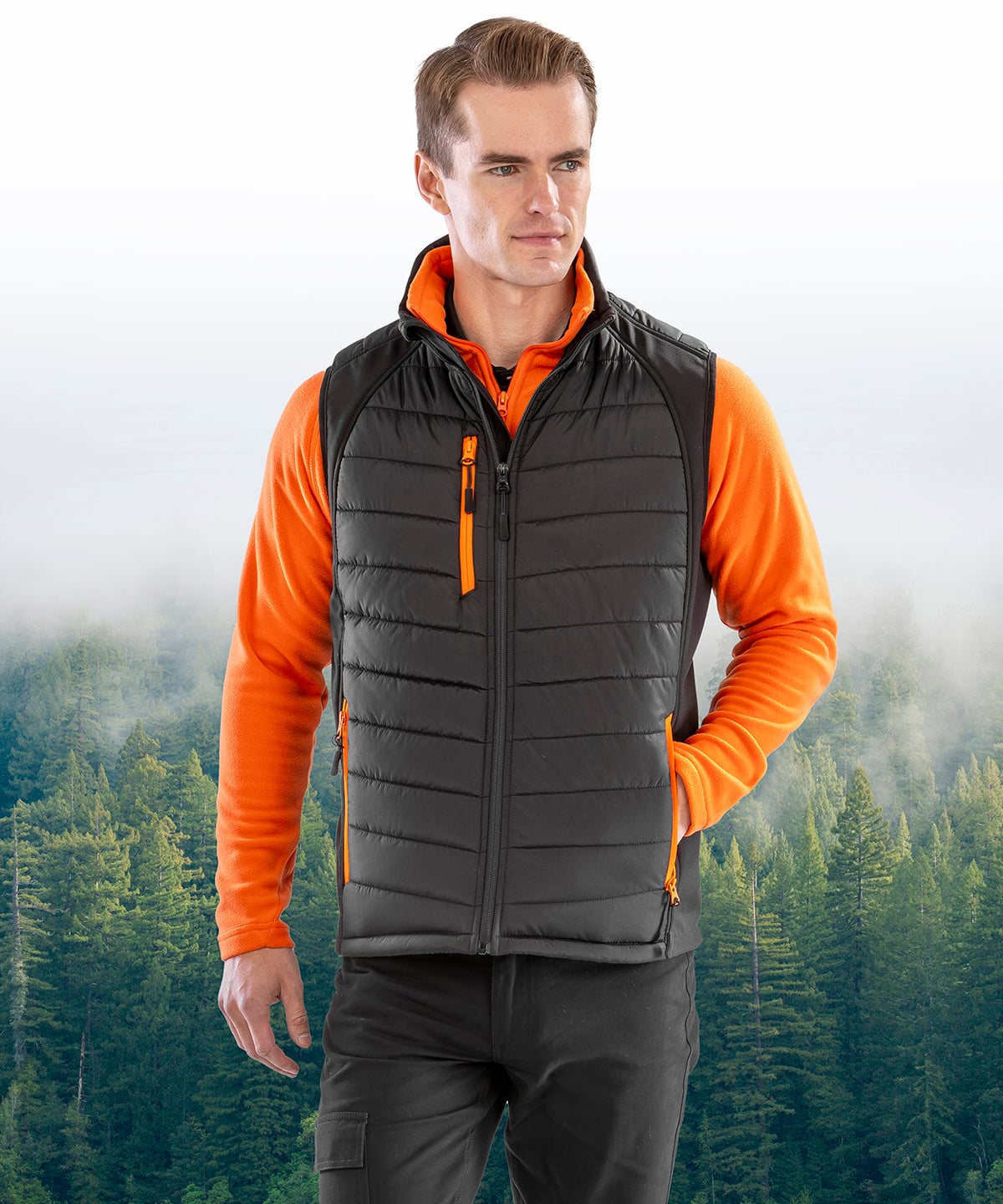 Compass padded gilet