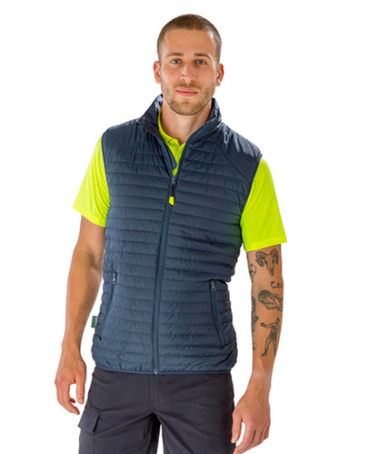 Thermoquilt gilet worn
