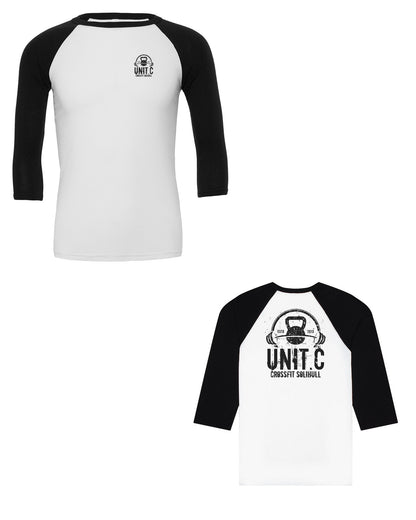 UNIT.C White/Black front and back (black print)