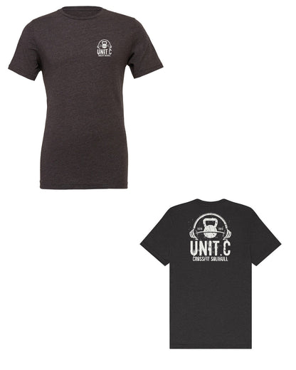 UNIT.C Dark Grey Heather front and back