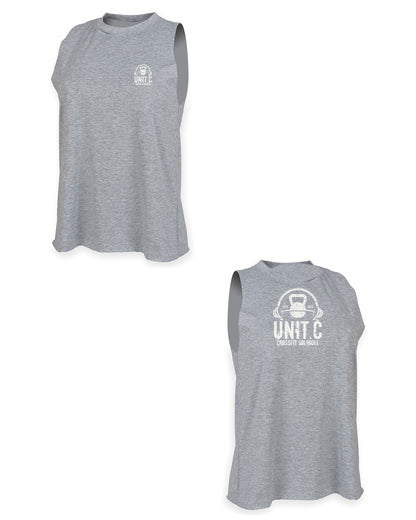 UNIT.C Heather Grey front and back
