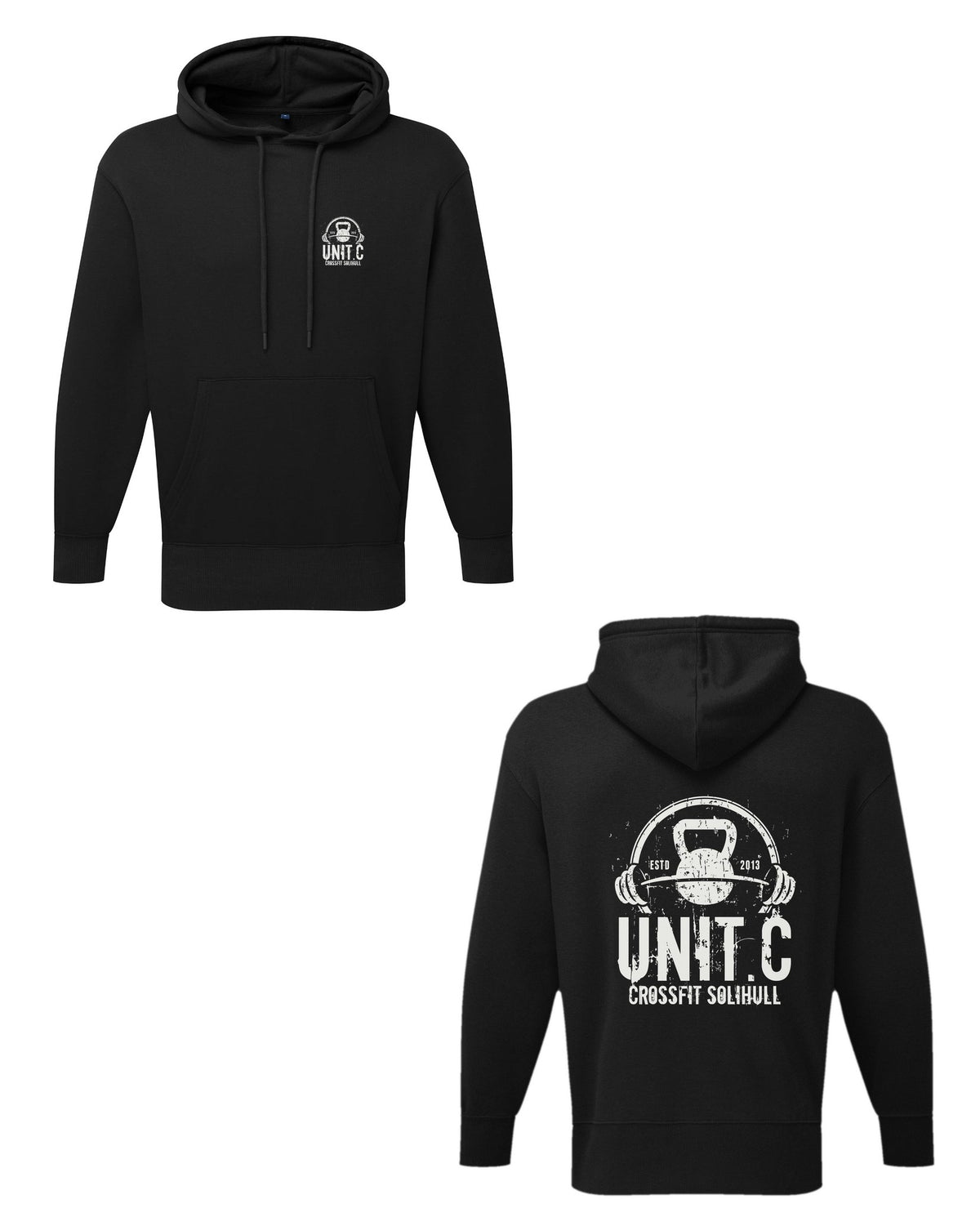 UNIT.C Black front and back