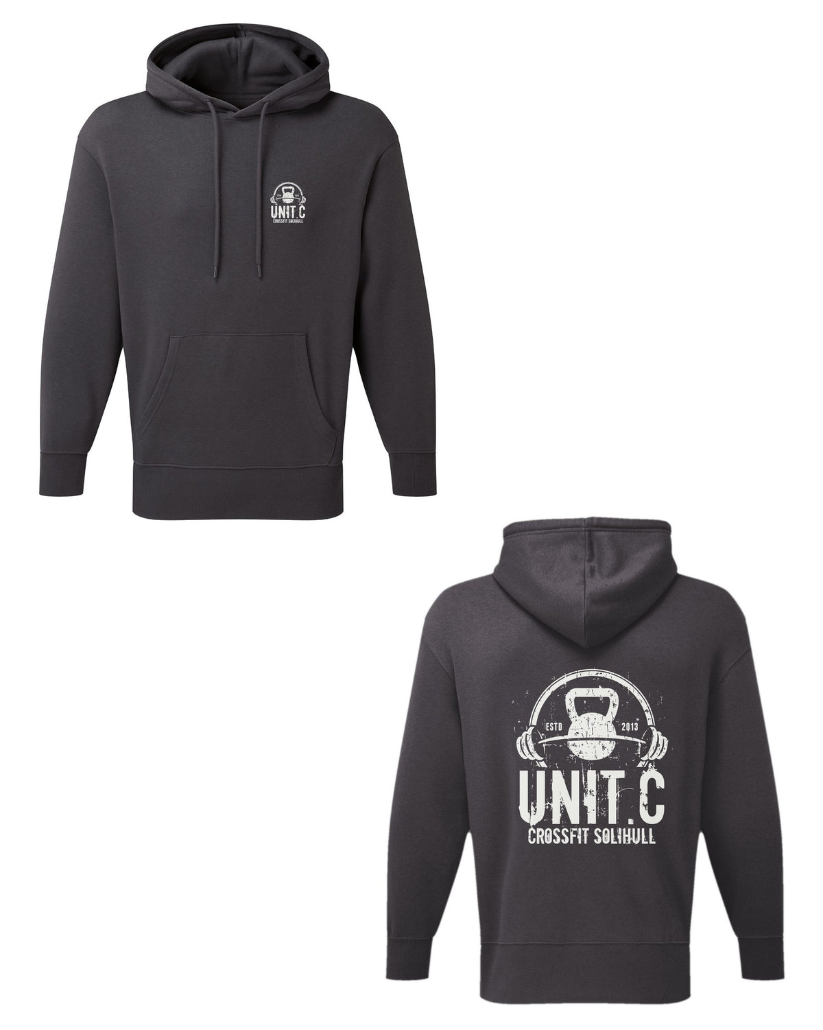 UNIT.C Charcoal front and back