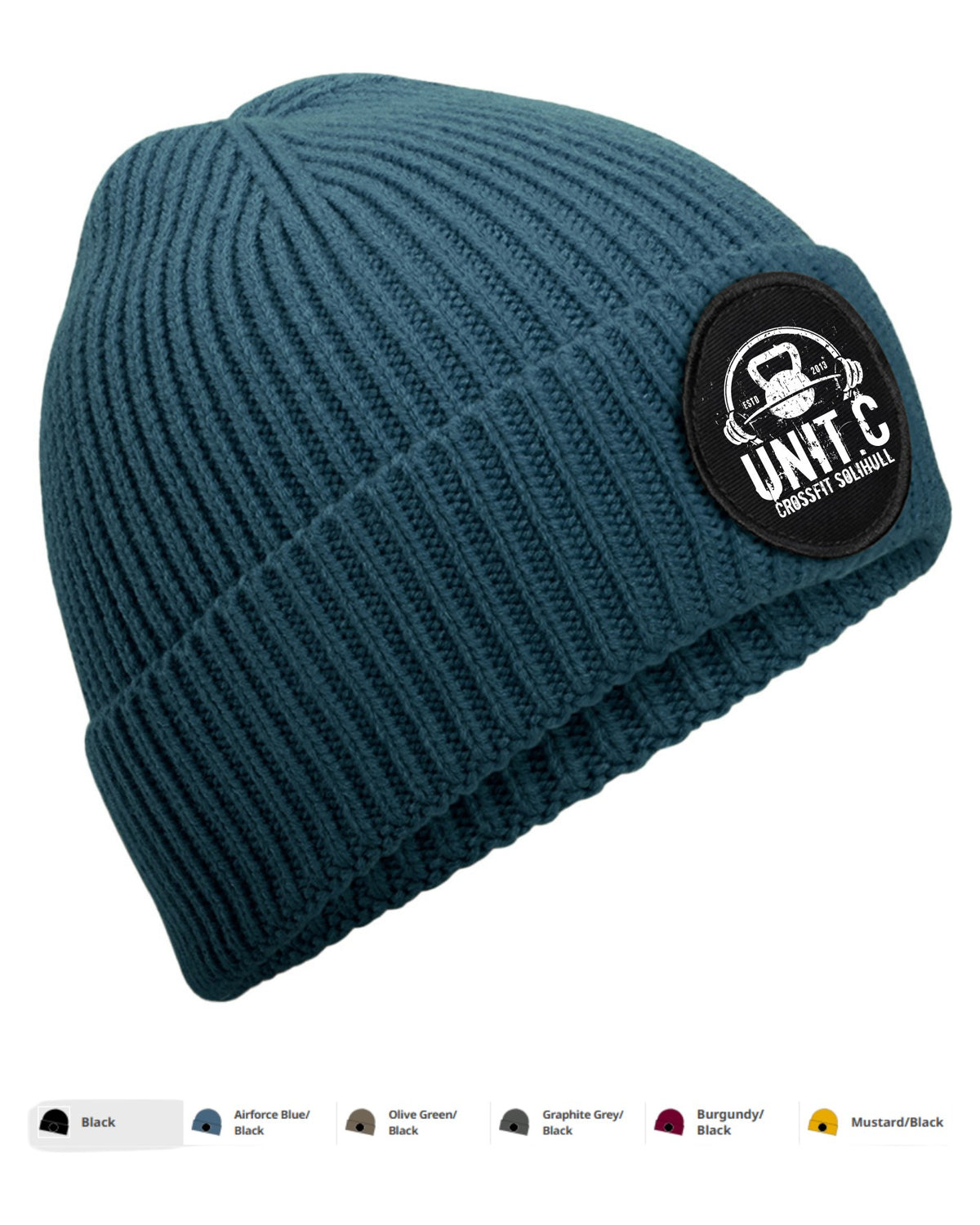 Unit C Patch Beanie with UNIT.C patch