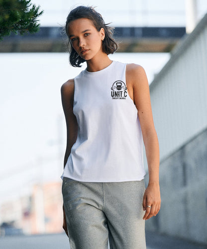 UNIT.C high neck vest worn