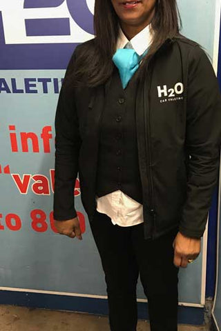 H2O Women's classic softshell jacket (R121F)-BLK