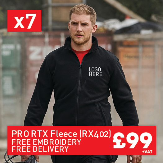 7 RTX Pro fleece for Only £99 (RX402)