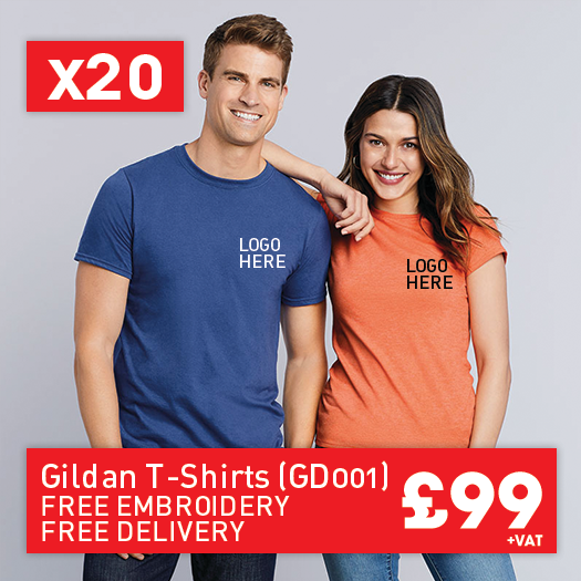 20 GILDAN Softstyle™ adult ringspun t-shirt for Only £99 (GD001)