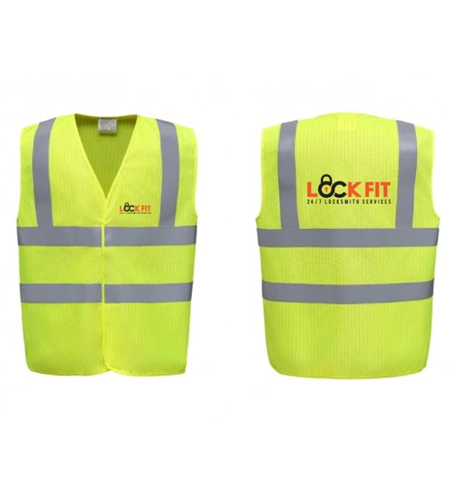 Hi-vis 2-band-and-braces waistcoat LF-HVW100