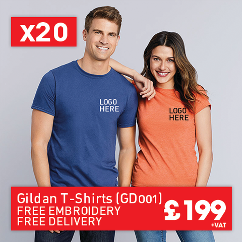 20 GILDAN Softstyle™ adult ringspun t-shirt for Only £199 (GD001)