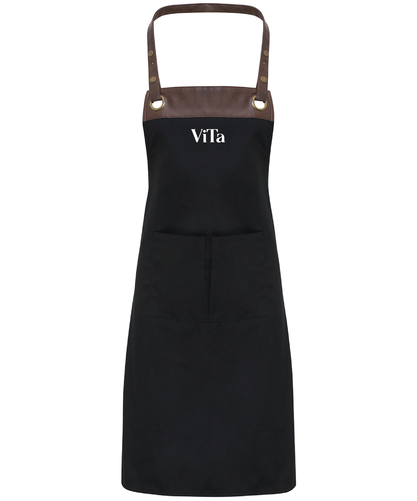Vita Espresso bib apron