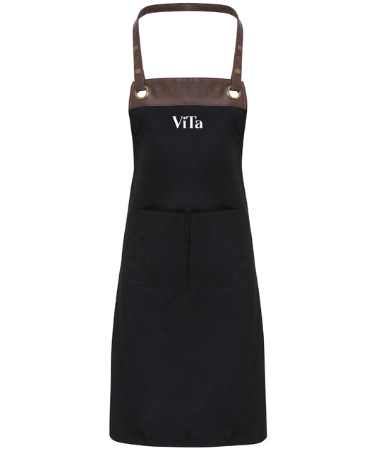 Vita Espresso bib apron