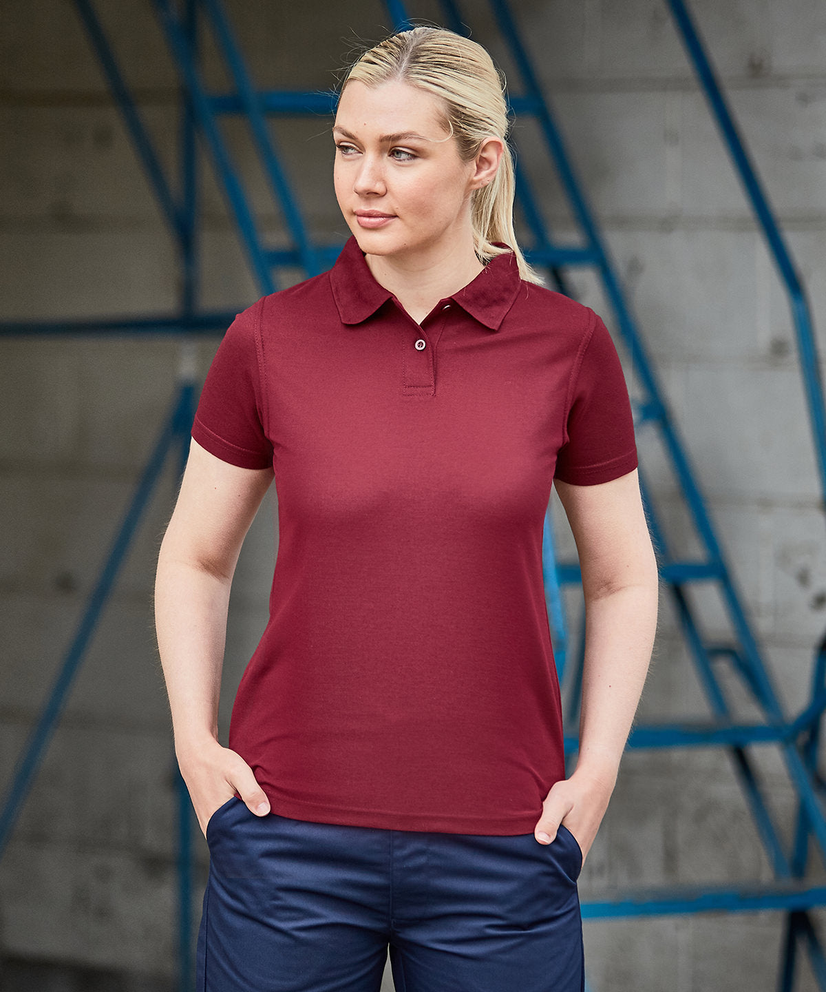 Women's pro polyester polo RX05F