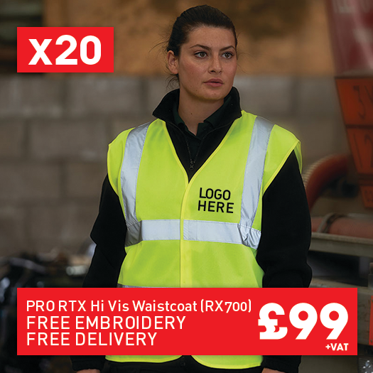 RX700 Hi Viz Waistcoat