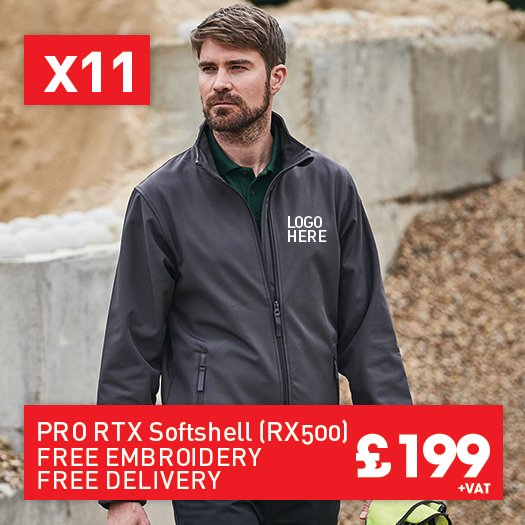 Pro RTX Soft Shell Jacket with embroidery